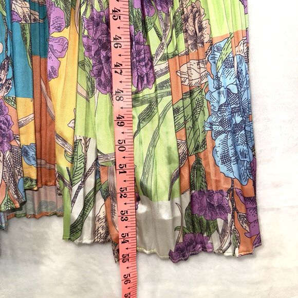 Anthropologie Current Air Dress Floral Patchwork Print Boho Fairy Flowy M - Picture 5 of 7